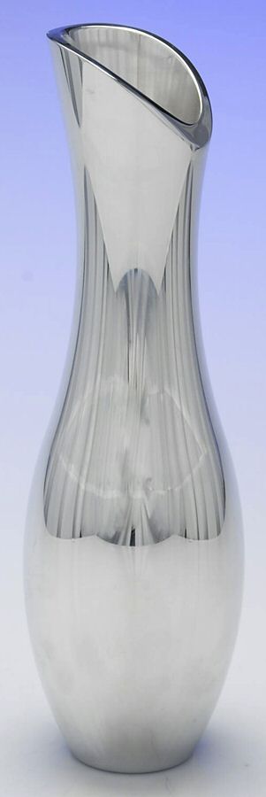 Vesta (Hollowware, Metal) 12" Vase by Nambe-1