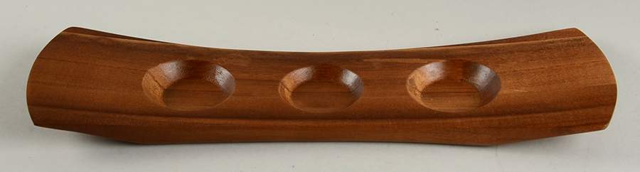 Trio (Hollowware, Metal) Wood Condiment Set Tray by Nambe-1