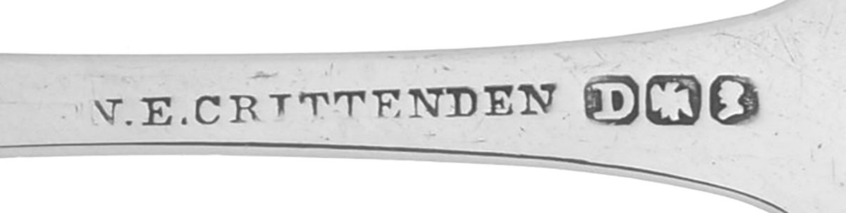 Coin Silver Flatware Teaspoon by Newton E Crittenden-2