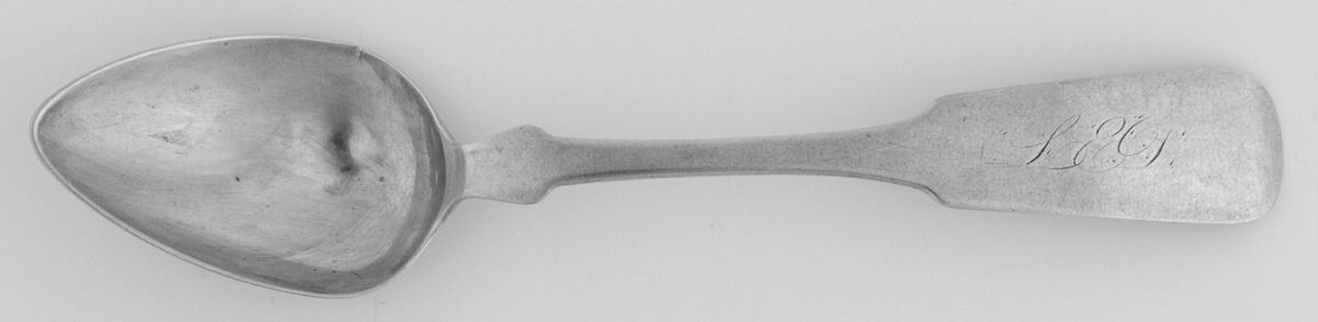 Coin Silver Flatware Teaspoon by Newton E Crittenden-1
