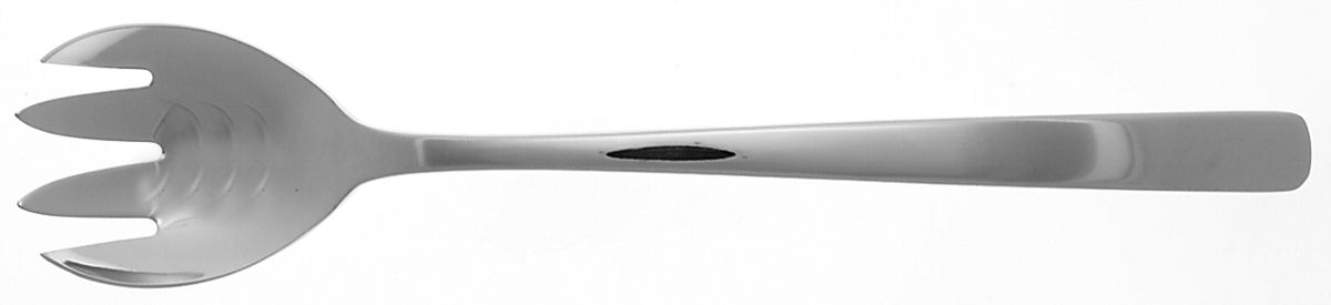 NSF3 (Stainless) Solid Salad Serving Fork by Nest Silver-1