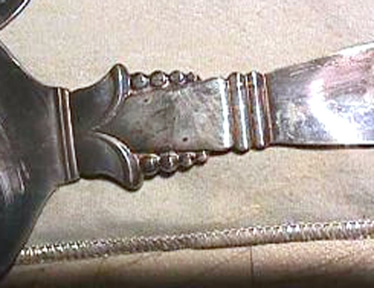 NSD1 (Silverplate) Solid Salad Serving Spoon by National Silver Deposit Ware-1