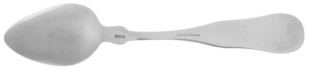 Coin Silver Flatware Teaspoon by Newell Harding & Co-2