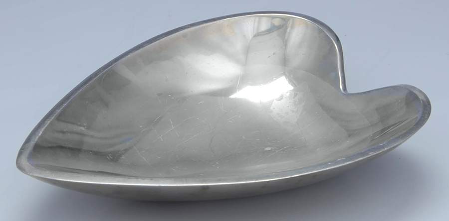 Sweetheart (Hollowware, Metal) 7" Heart Shape Bowl by Nambe-1