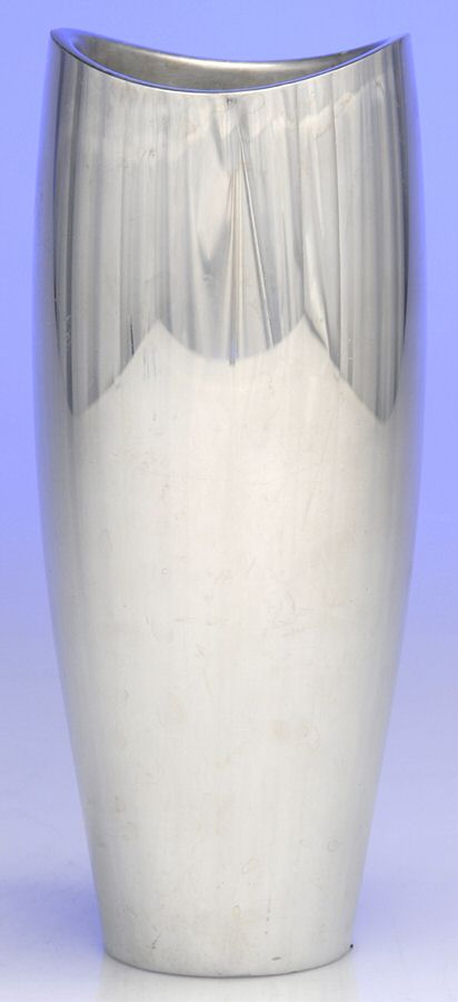 Ellipsis (Metal, Hollowware) 8" Vase by Nambe-1
