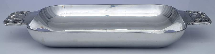 220 (Metal Alloy, Hollowware) 14" Rectangular Baker by Nambe-1