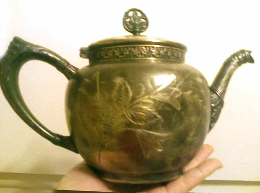 66 (Silverplate, Hollowware) Teapot by National Silver Co-1