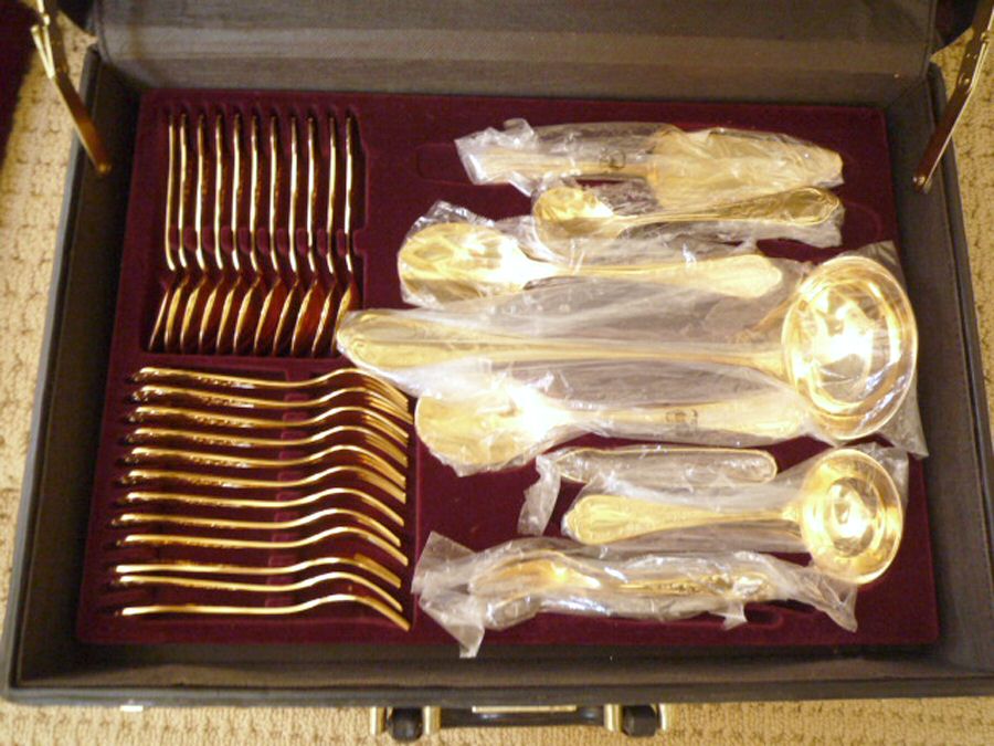 NIV3 (Gold Electroplate) Pie Server with Stainless Blade by Nivella-1