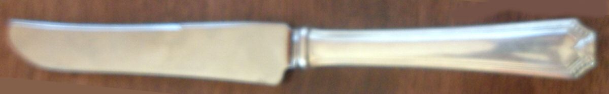 NTS54 (Silverplate) New French Hollow Knife by National Silver Co-1