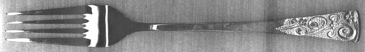 El Prado (Gold Electoplate) Fork by National Silver Co-1