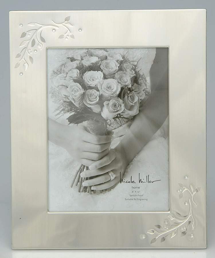 Shimmer (Silverplate, Hollowware) Frame Holds 8" X 10" by Nicole Miller-1