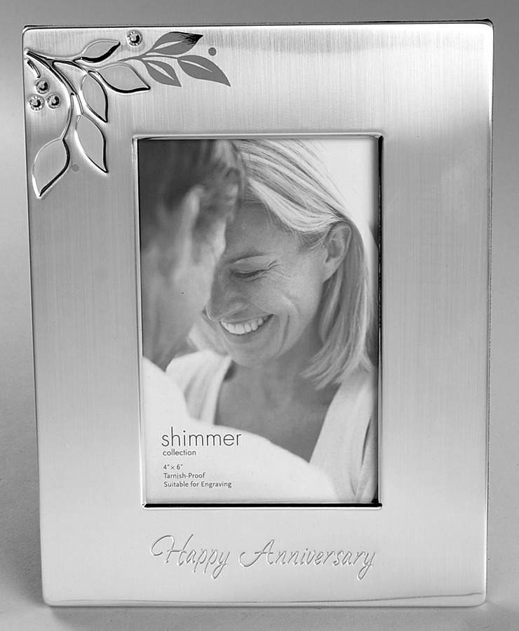 Shimmer (Silverplate, Hollowware) Frame-Holds 4" X 6" by Nicole Miller-1