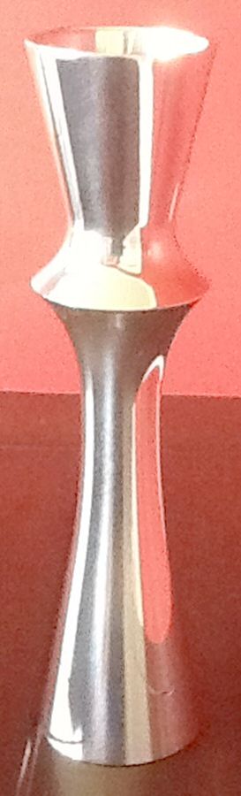 Romantic (Alloy, Hollowware) 8" Bud Vase by Nambe-1