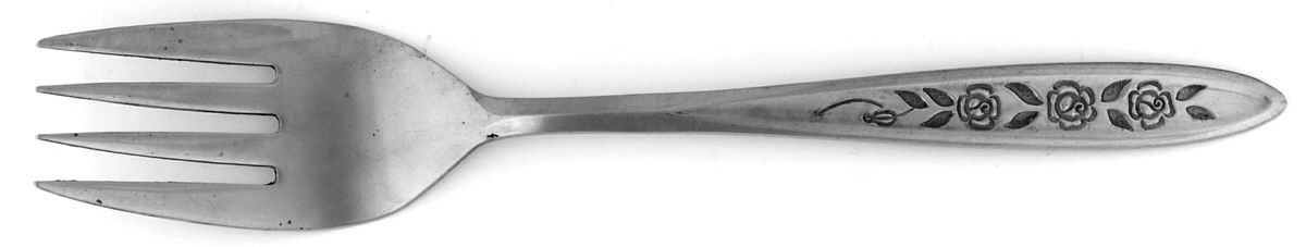 NCR4 (Stainless) Medium Solid Cold Meat Serving Fork by Northcraft-1