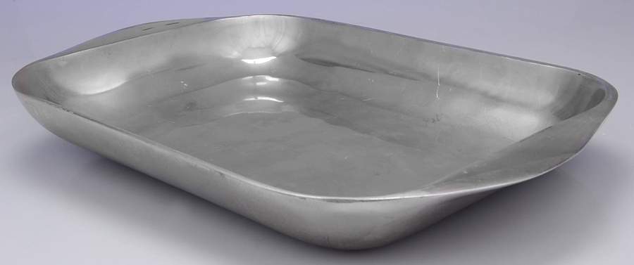 17 (Pewter, Hollowware) 3 Quart Rectangular Casserole No Lid by Nambe-1