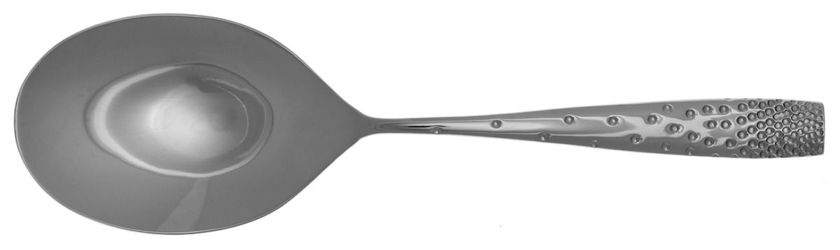 Dazzle (Stainless) Solid Serving Spoon by Nambe-1