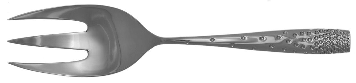 Dazzle (Stainless) Solid Serving Fork by Nambe-1