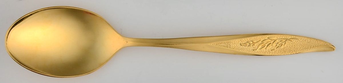 Gold Vassar (Gold Electroplate) Teaspoon by Nasco-1