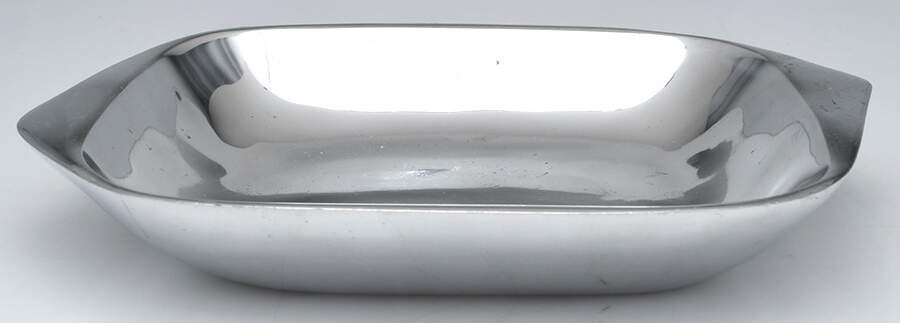 516 (Pewter, Hollowware) 13" Square Tray by Nambe-1