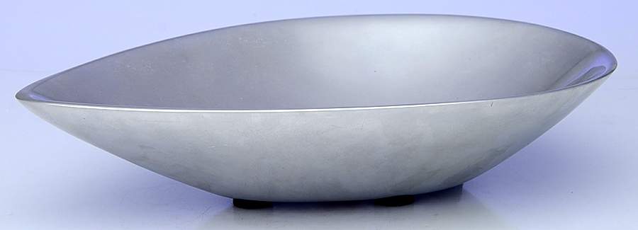 Raindrop (Alloy, Hollowware) 12" Oval Bowl by Nambe-1