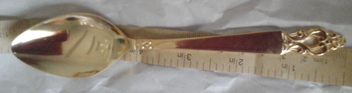 Olaf (Gold Electroplate) Teaspoon by National Stainless-1