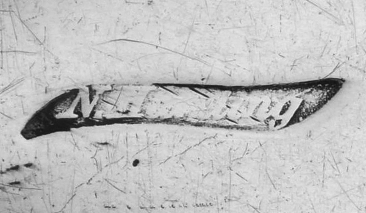 Coin Silver Flatware Tablespoon (Serving Spoon) by Newell Harding & Co-3