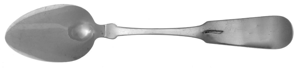 Coin Silver Flatware Tablespoon (Serving Spoon) by Newell Harding & Co-2