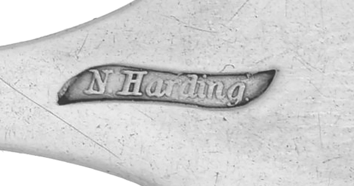 Coin Silver Flatware Teaspoon by Newell Harding & Co-3