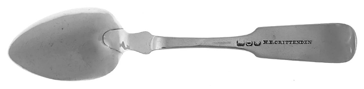 Coin Silver Flatware Teaspoon by Newton E Crittenden-2