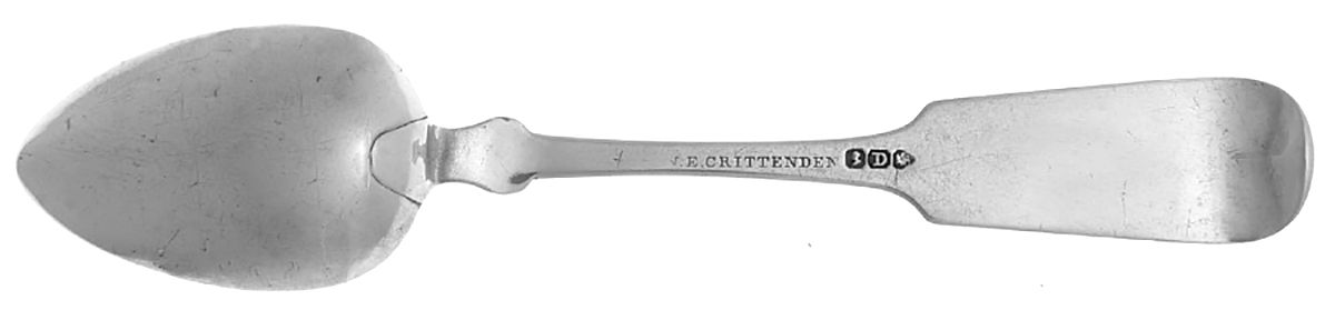Coin Silver Flatware Teaspoon by Newton E Crittenden-3
