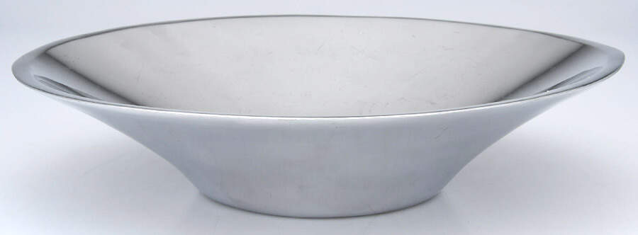 626 (Metal Alloy, Hollowware) 14" Round Shallow Bowl by Nambe-1