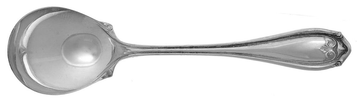 Abington (Silverplate, 1910) Round Bowl Soup Spoon (Cream Soup) by Oneida Silver-1