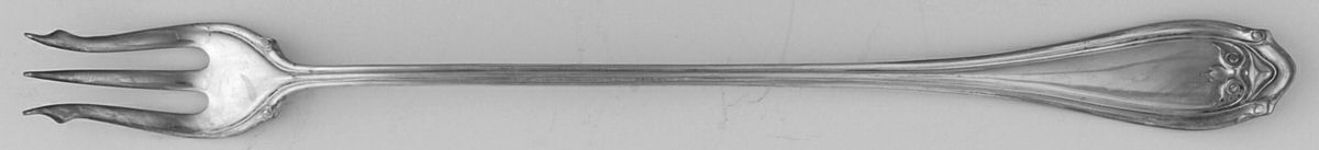 Abington (Silverplate, 1910) Long Handle Pickle/Olive Fork by Oneida Silver-1
