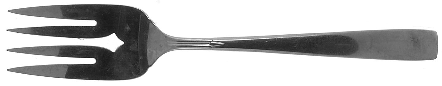Accent (Stainless) Medium Solid Cold Meat Serving Fork by Oneida Silver-1