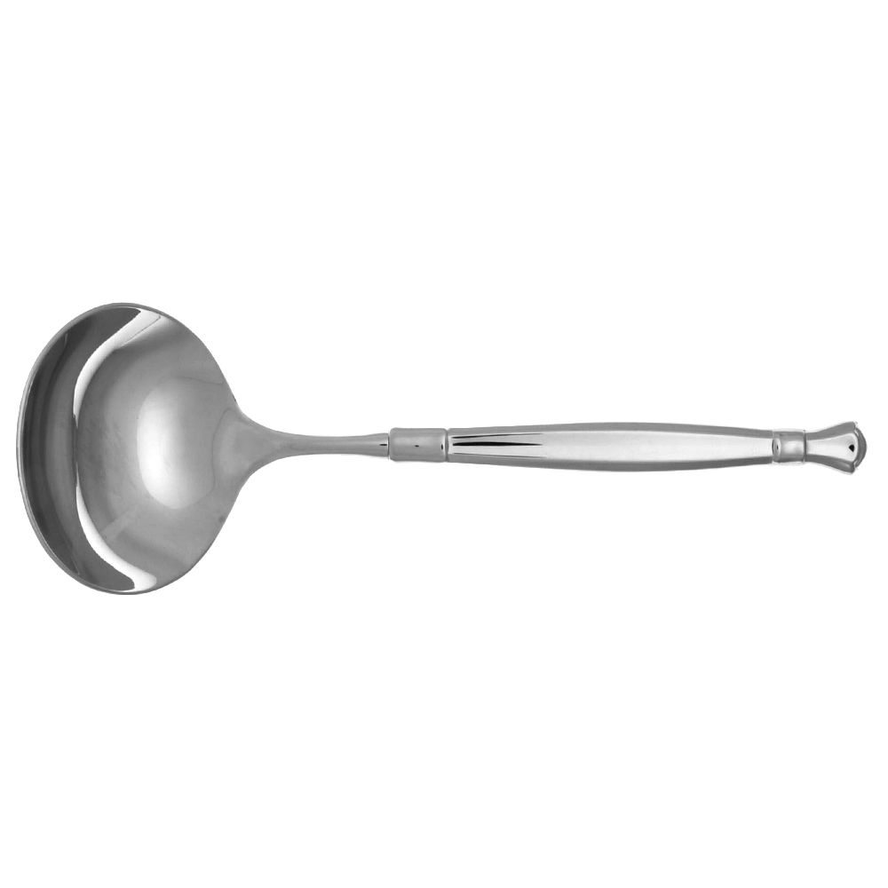 Act I (Stainless, Glossy Handle & Bowl) Solid Gravy Ladle by Oneida Silver-1