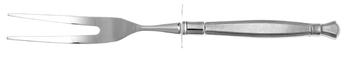 Act I (Stainless, Glossy Handle & Bowl) Carving Fork Small with Stainless Prongs HC by Oneida Silver-1