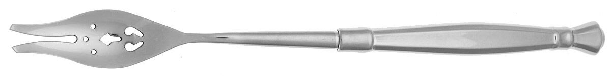 Act I (Stainless, Glossy Handle & Bowl) Long Handle Olive Fork HC by Oneida Silver-1