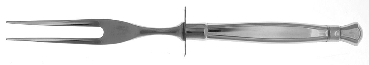 Act I (Stainless, Glossy Handle & Bowl) Small Steak Carving Fork with Stainless Prongs by Oneida Silver-1