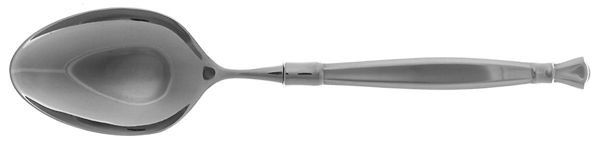 Act I (Stainless, Glossy Handle & Bowl) Tablespoon (Serving Spoon) by Oneida Silver-1