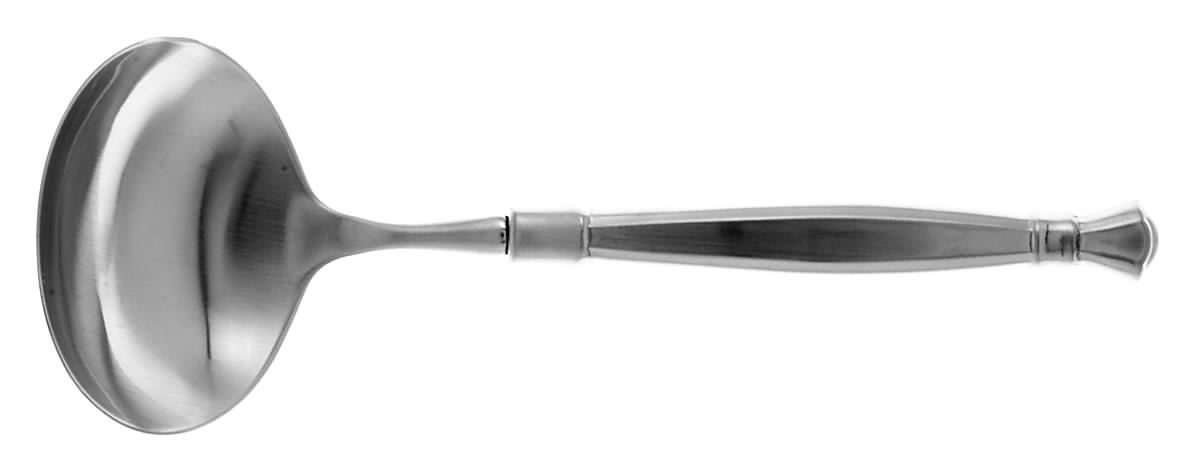 Act II (Stainless, Satin Handle & Satin Bowl) Solid Gravy Ladle by Oneida Silver-1