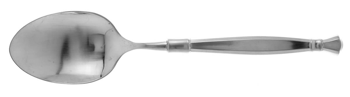 Act II (Stainless, Satin Handle & Satin Bowl) Tablespoon (Serving Spoon) by Oneida Silver-1