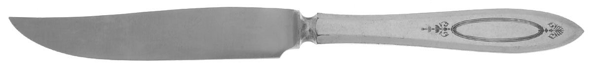 Adam (Silverplate, 1917) Fruit Knife with Solid Handle & Stainless Blade by Oneida Silver-1