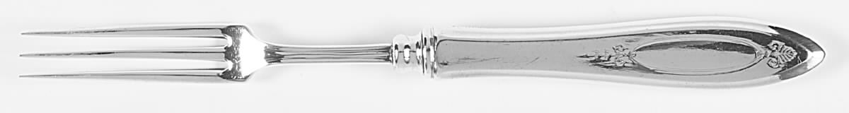 Adam (Silverplate, 1917) Individual Solid Fruit Fork by Oneida Silver-1