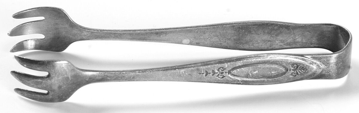 Adam (Silverplate, 1917) Sugar Tongs by Oneida Silver-1