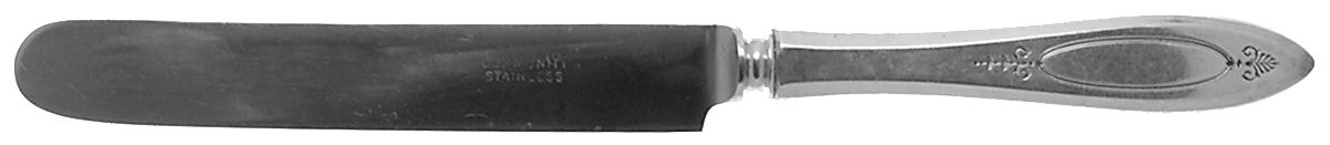 Adam (Silverplate, 1917) Blunt Hollow Handle Knife W/Bolster by Oneida Silver-1
