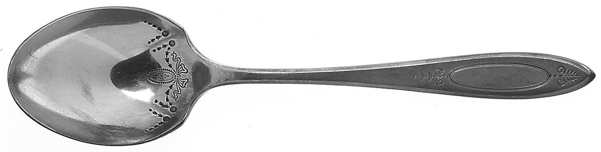 Adam (Silverplate, 1917) Sugar Spoon by Oneida Silver-1