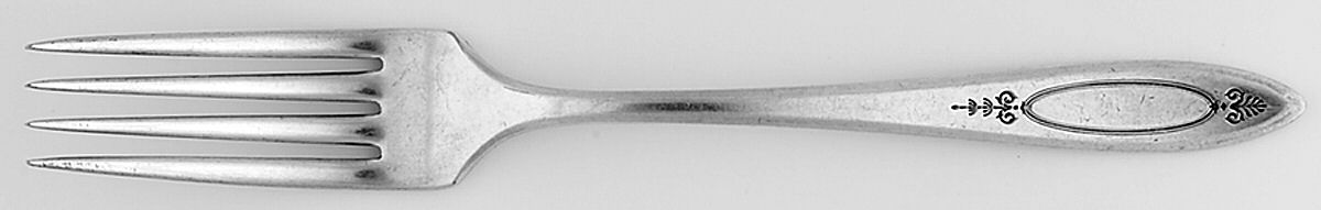 Adam (Silverplate, 1917) Youth Fork by Oneida Silver-1