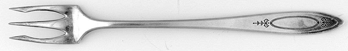 Adam (Silverplate, 1917) Short Handle Pickle/Olive Fork by Oneida Silver-1