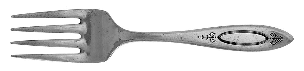 Adam (Silverplate, 1917) Baby Fork by Oneida Silver-1