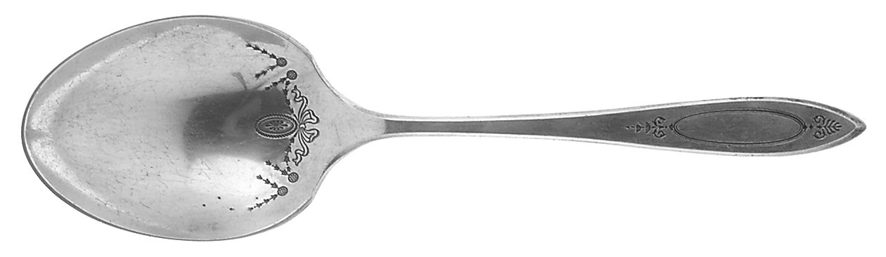 Adam (Silverplate, 1917) Preserve Spoon by Oneida Silver-1